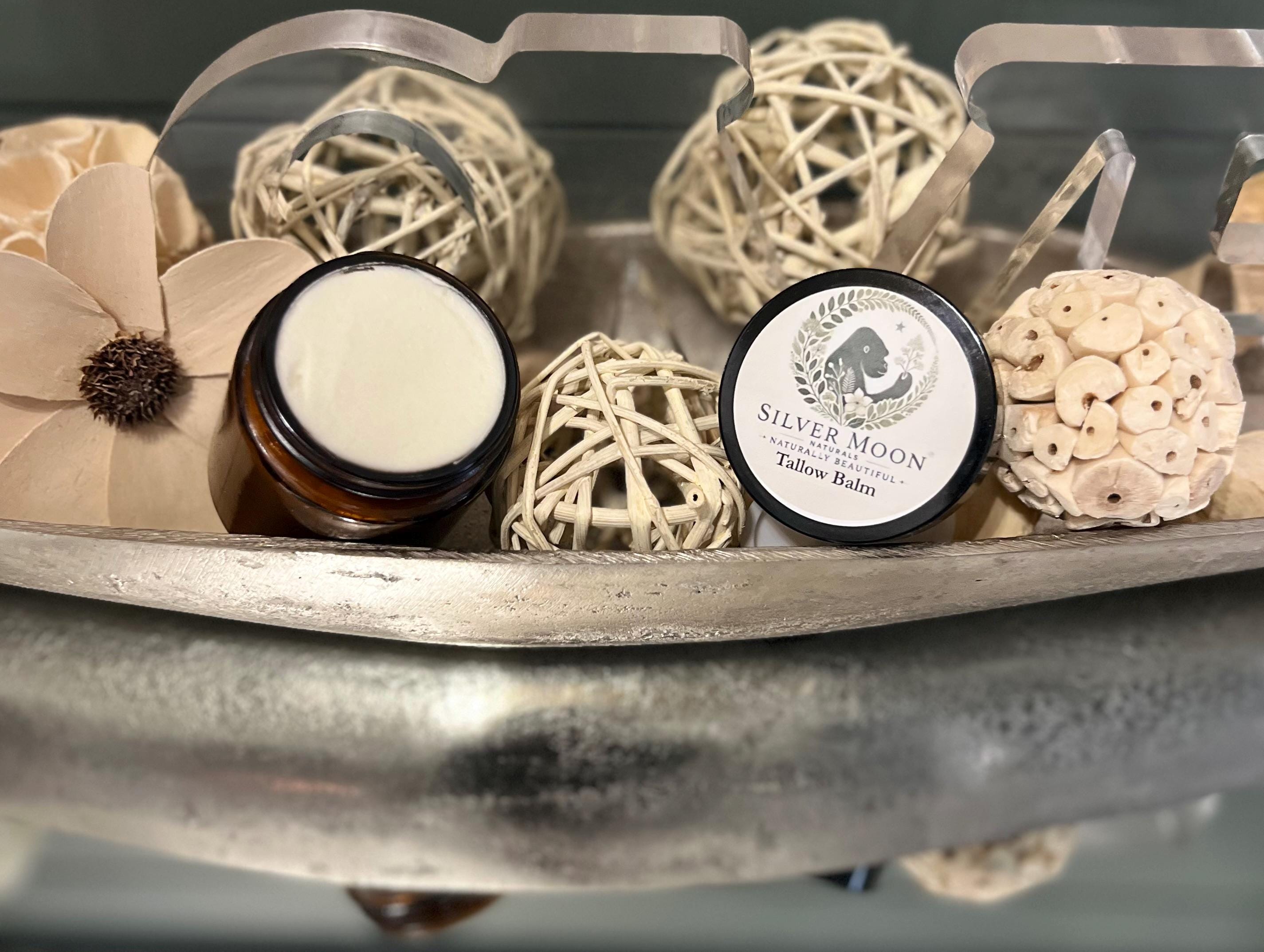 Lunar Luxe Tallow Face Balm: Grass-fed, Nutrient-Dense, 4oz