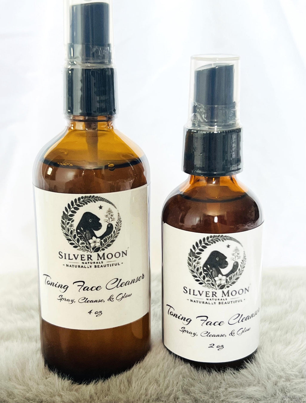 Celestial Glow Face Cleanser: Natural Botanical Oils, 4oz Glass Bottle