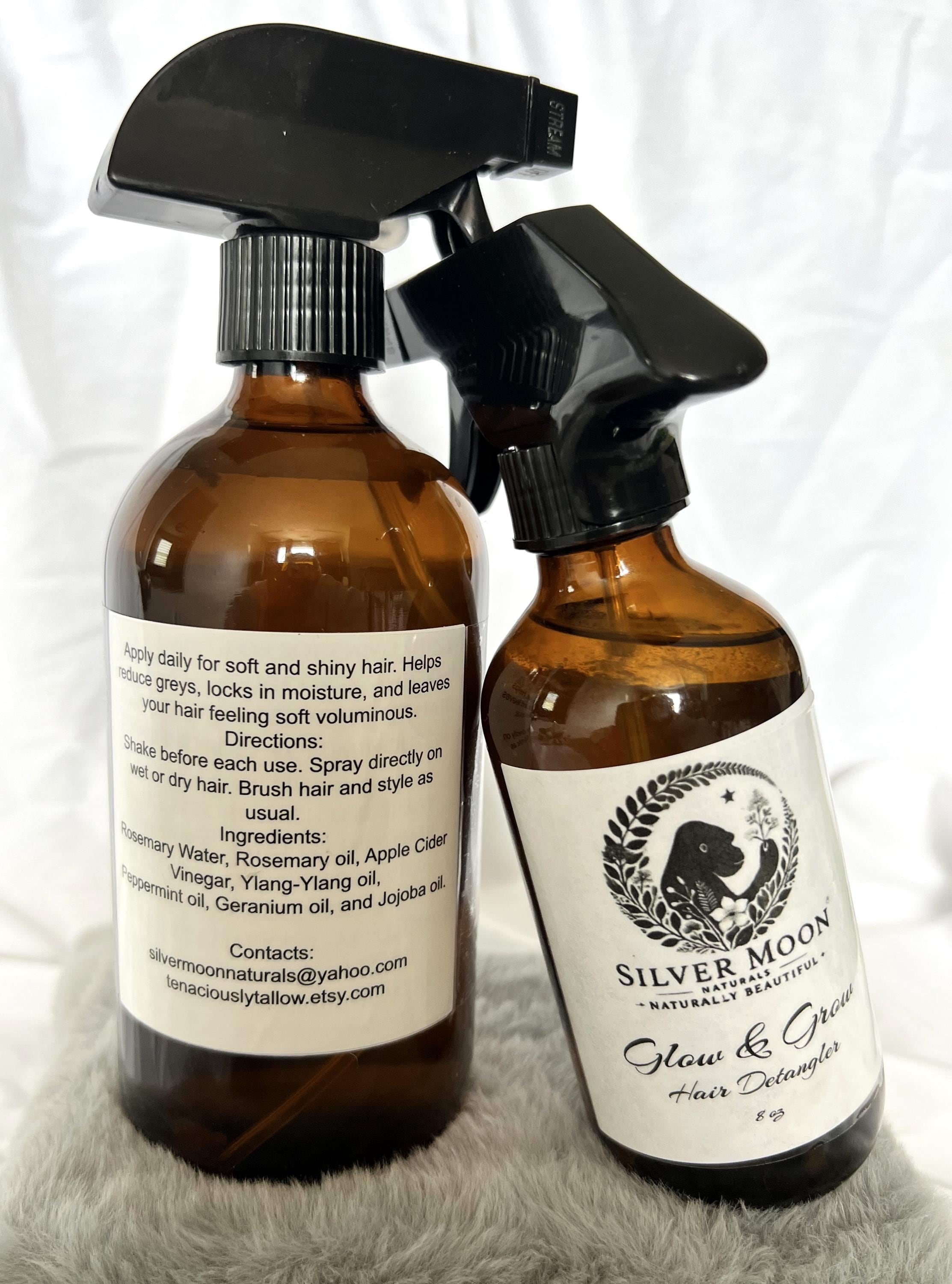 Botanical Hair Detangler: Nourishing Mist, Tames Frizz (16oz)