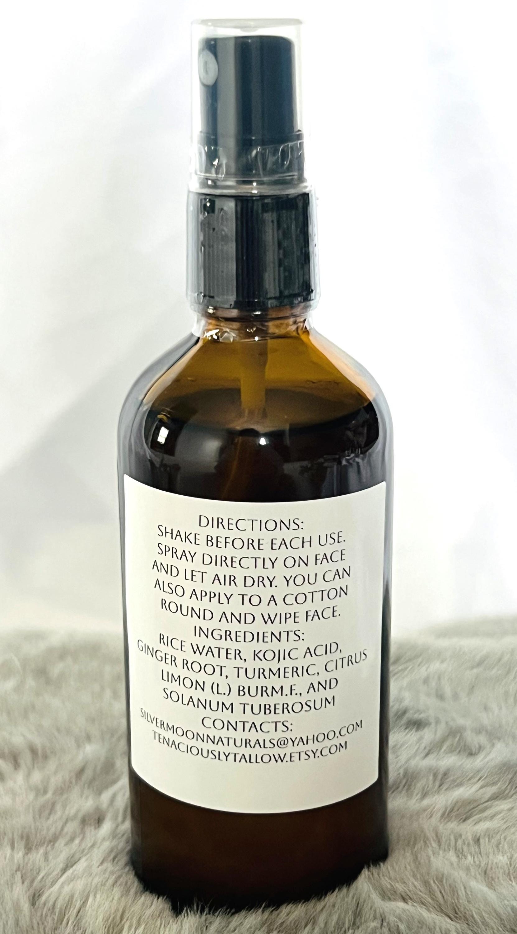 Celestial Glow Face Cleanser: Natural Botanical Oils, 4oz Glass Bottle